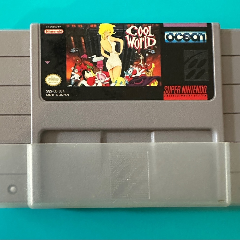 Cool World Super Nintendo (SNES) Game  - Gray